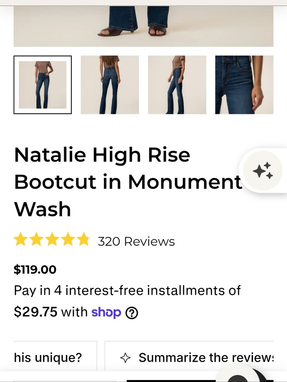 High Rise Bootcut Jeans - Picture 8 of 10